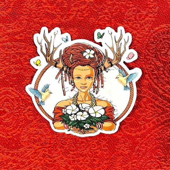 Other - 🔴 Glossy Vinyl Trippy Sticker//Hippe -Psychedelic